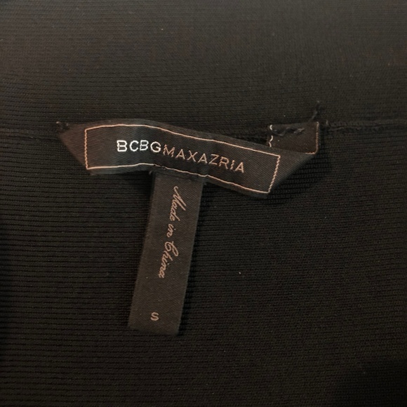 BCBGMaxAzria Joelle Colorblock Blue Bandage Skirt - Picture 5 of 8